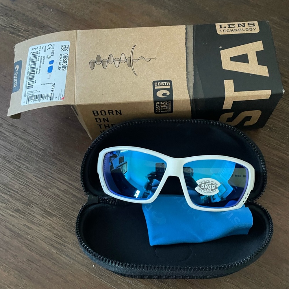 Costa Tuna Alley Blue Mirror Sunglasses